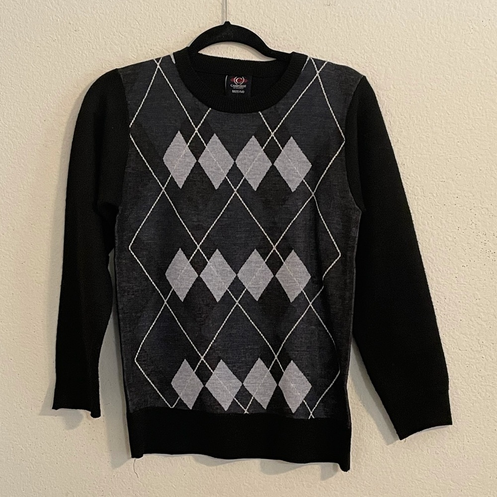 Sweater Boys Youth Argyle Preppy